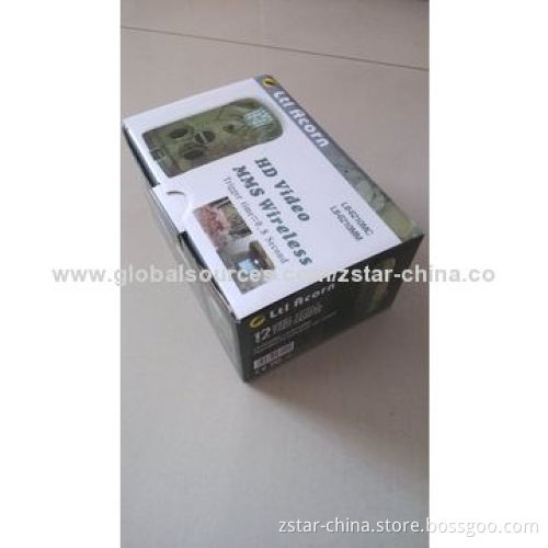 HD 1,440 x 1,080 12MP MMS Hunting Trail Camera with 940nm Blue LED, 2.0-inch LCD Screen Built-in
